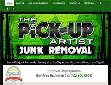 Tablet Screenshot of lasvegasjunktrashremoval.com